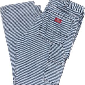 DICKIES x UO Pinstripe Denim Carpenter Pant